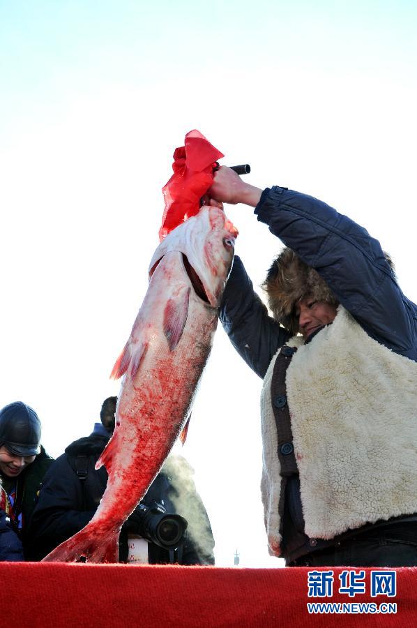 （晚报）（2）中国吉林查干湖第十一届冰雪渔猎文化旅游节开幕
