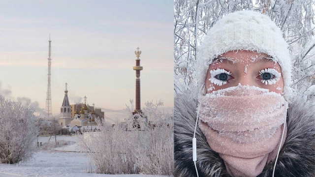 西伯利亚-67℃ 温度计被冻坏